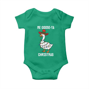 Me Goose Ta Baby Onesie Funny Mexican Christmas TS14 Irish Green Print Your Wear