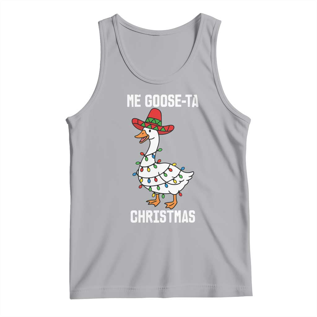 Me Goose Ta Tank Top Funny Mexican Christmas TS14 Athletic Heather Print Your Wear
