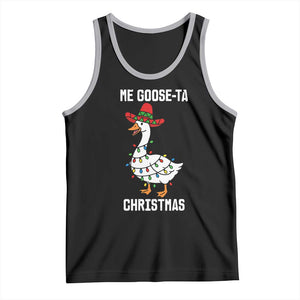 Me Goose Ta Tank Top Funny Mexican Christmas TS14 Black Athletic Heather Print Your Wear