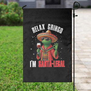 Funny Mexican Christmas Garden Flag Relax Gringo I Am Legal TS14 Print Your Wear