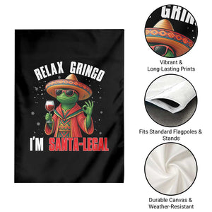 Funny Mexican Christmas Garden Flag Relax Gringo I Am Legal TS14 Print Your Wear