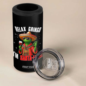Funny Mexican Christmas 4 in 1 Can Cooler Tumbler Relax Gringo I Am Legal - Print Your Wear