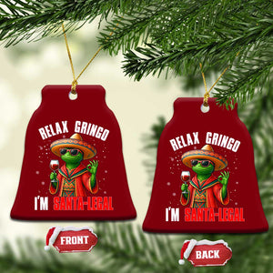 Funny Mexican Christmas Ceramic Ornament Relax Gringo I Am Legal TS14 Print Your Wear