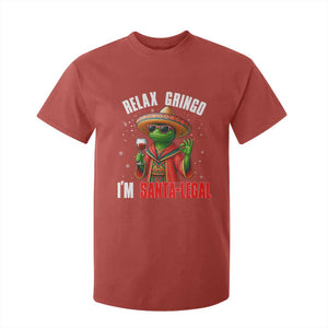 Funny Mexican Christmas T Shirt For Kid Relax Gringo I Am Legal TS14 Red Print Your Wear