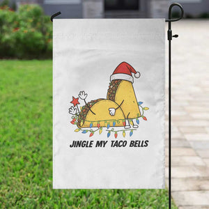 Funny Taco Christmas Garden Flag Jingle My Taco Bells TS14 Print Your Wear