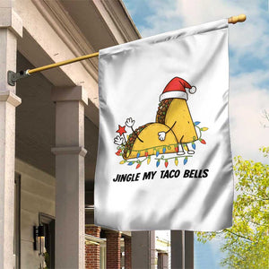 Funny Taco Christmas Garden Flag Jingle My Taco Bells TS14 Print Your Wear