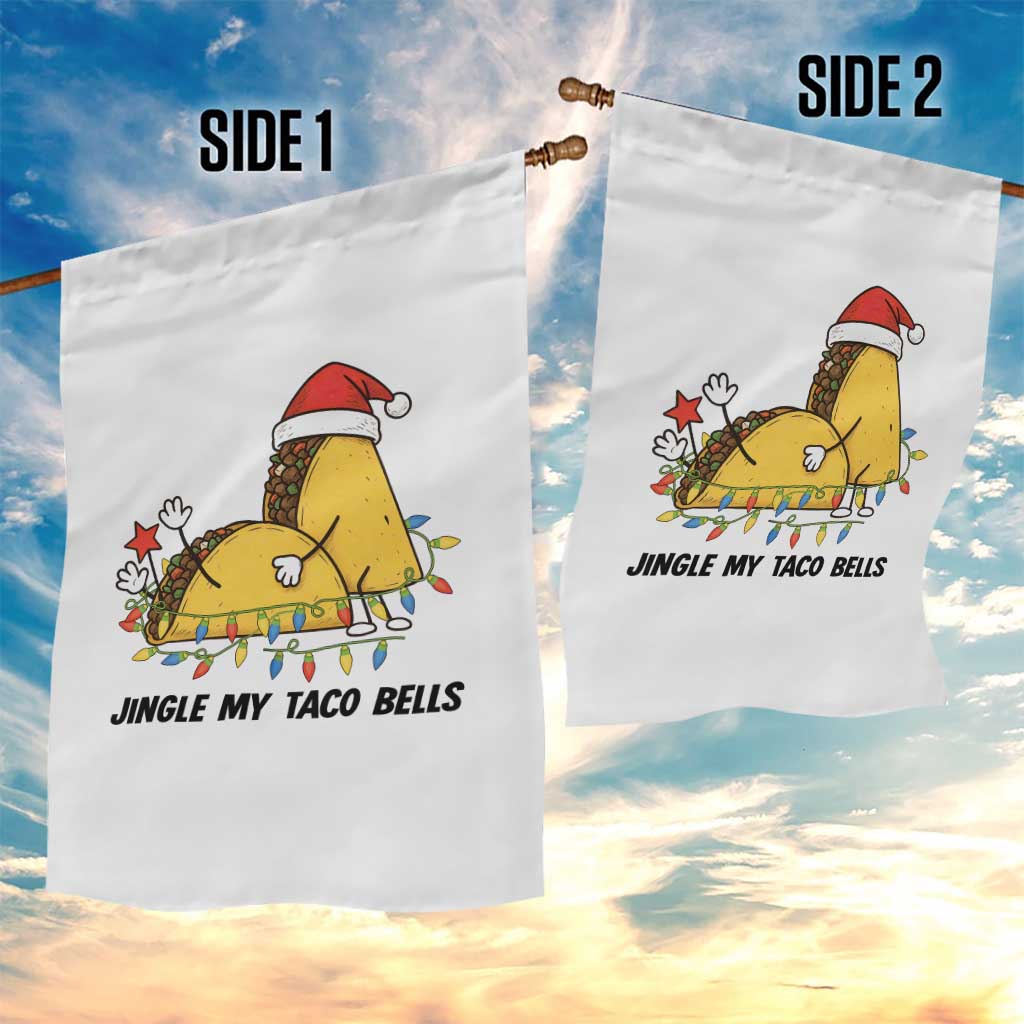 Funny Taco Christmas Garden Flag Jingle My Taco Bells TS14 Print Your Wear