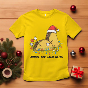 Funny Taco Christmas T Shirt Jingle My Taco Bells TS14 Daisy Print Your Wear