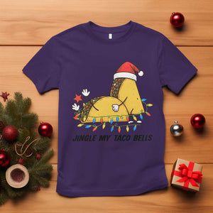 Funny Taco Christmas T Shirt Jingle My Taco Bells TS14 Purple Print Your Wear