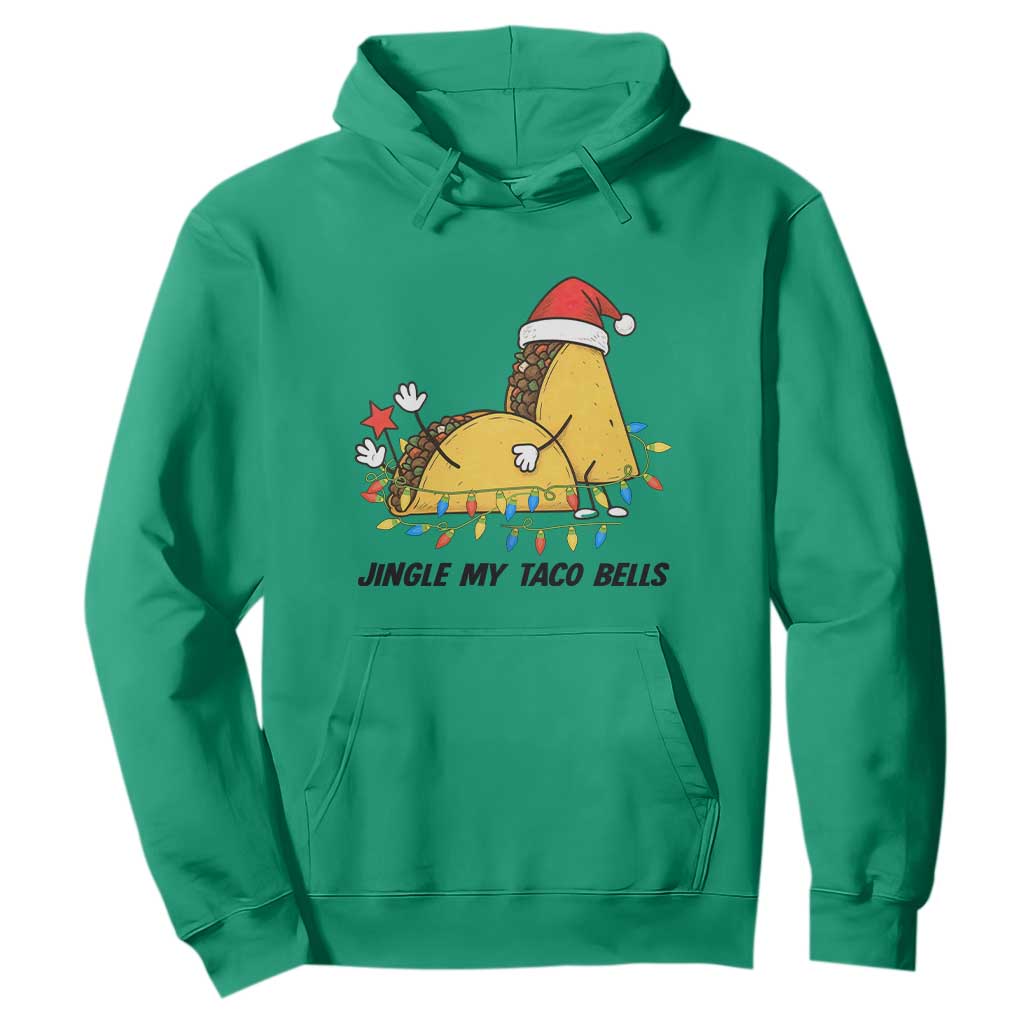 Funny Taco Christmas Hoodie Jingle My Taco Bells TS14 Irish Green Print Your Wear