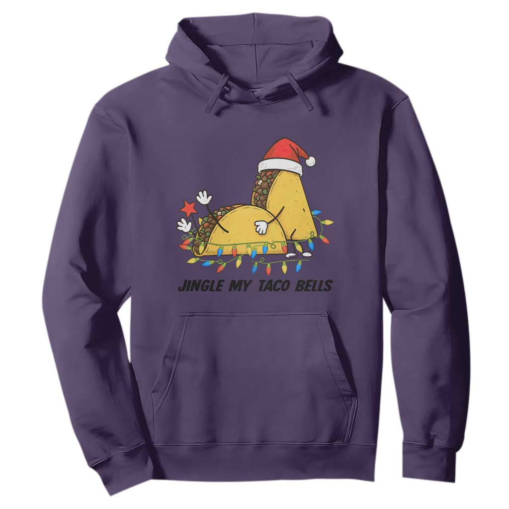 Funny Taco Christmas Hoodie Jingle My Taco Bells TS14 Purple Print Your Wear