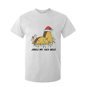 Funny Taco Christmas T Shirt For Kid Jingle My Taco Bells TS14 White Print Your Wear