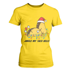 Funny Taco Christmas T Shirt For Women Jingle My Taco Bells TS14 Daisy Print Your Wear