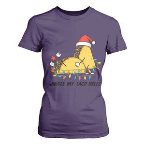 Funny Taco Christmas T Shirt For Women Jingle My Taco Bells TS14 Purple Print Your Wear