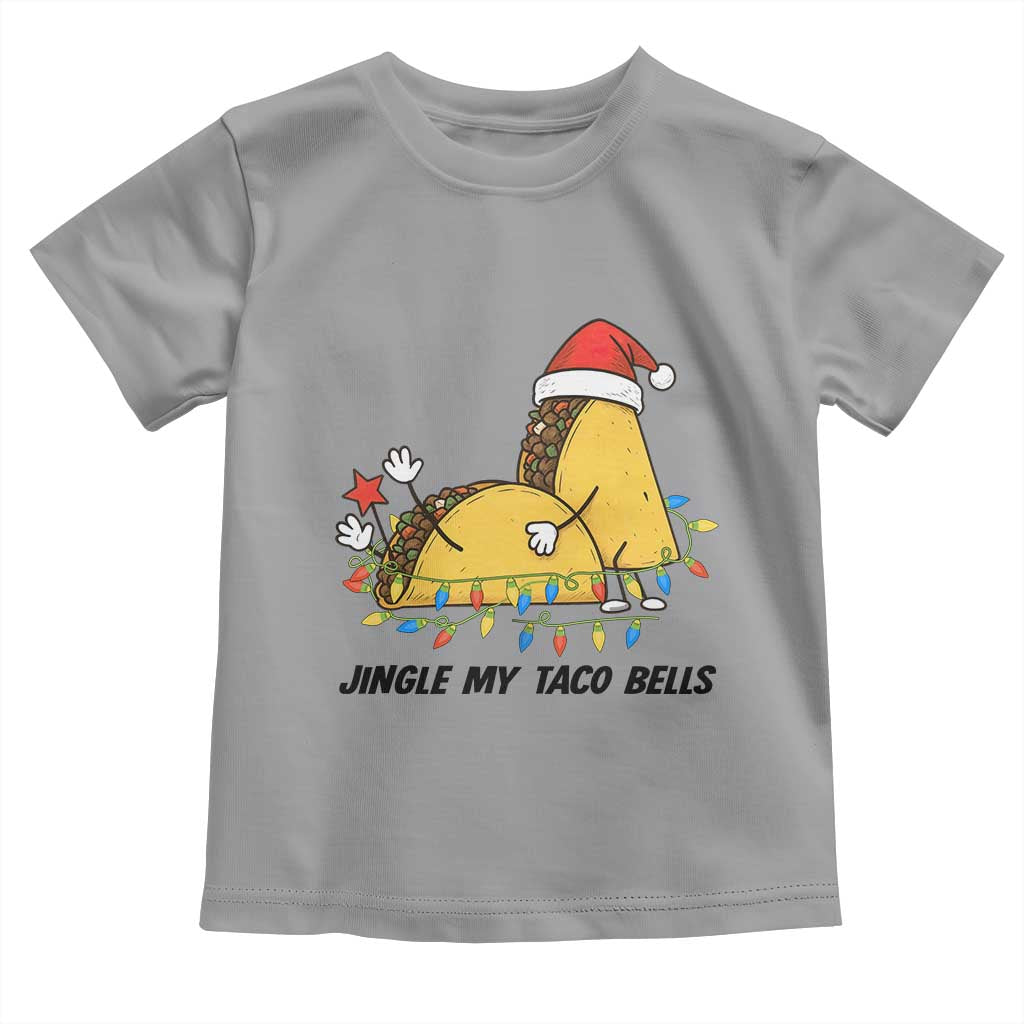 Funny Taco Christmas Toddler T Shirt Jingle My Taco Bells TS14 Sport Gray Print Your Wear