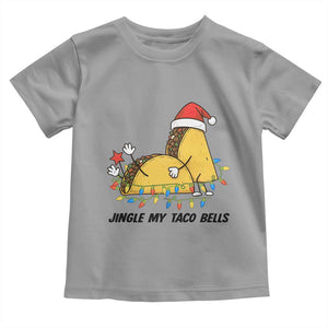 Funny Taco Christmas Toddler T Shirt Jingle My Taco Bells TS14 Sport Gray Print Your Wear