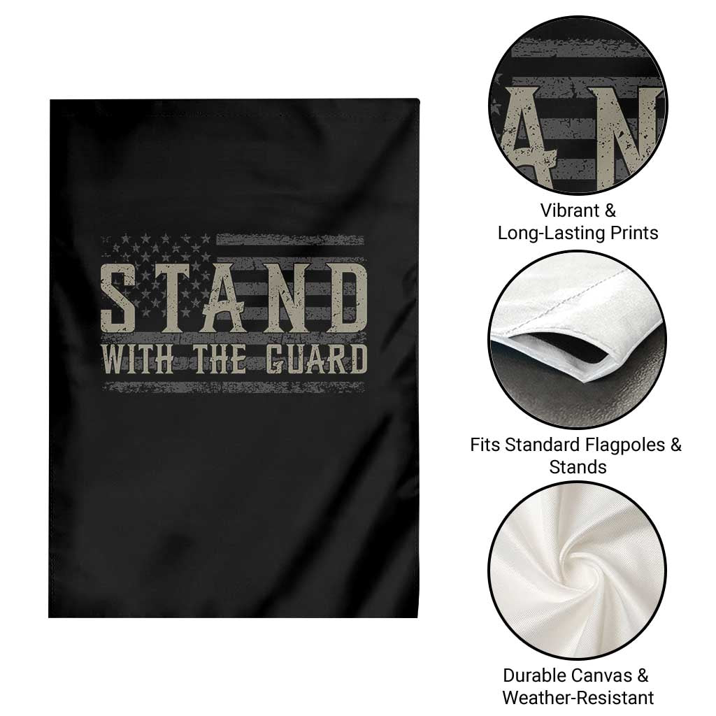 Stand With The Guard Garden Flag DC Guardsmen TS14 Print Your Wear