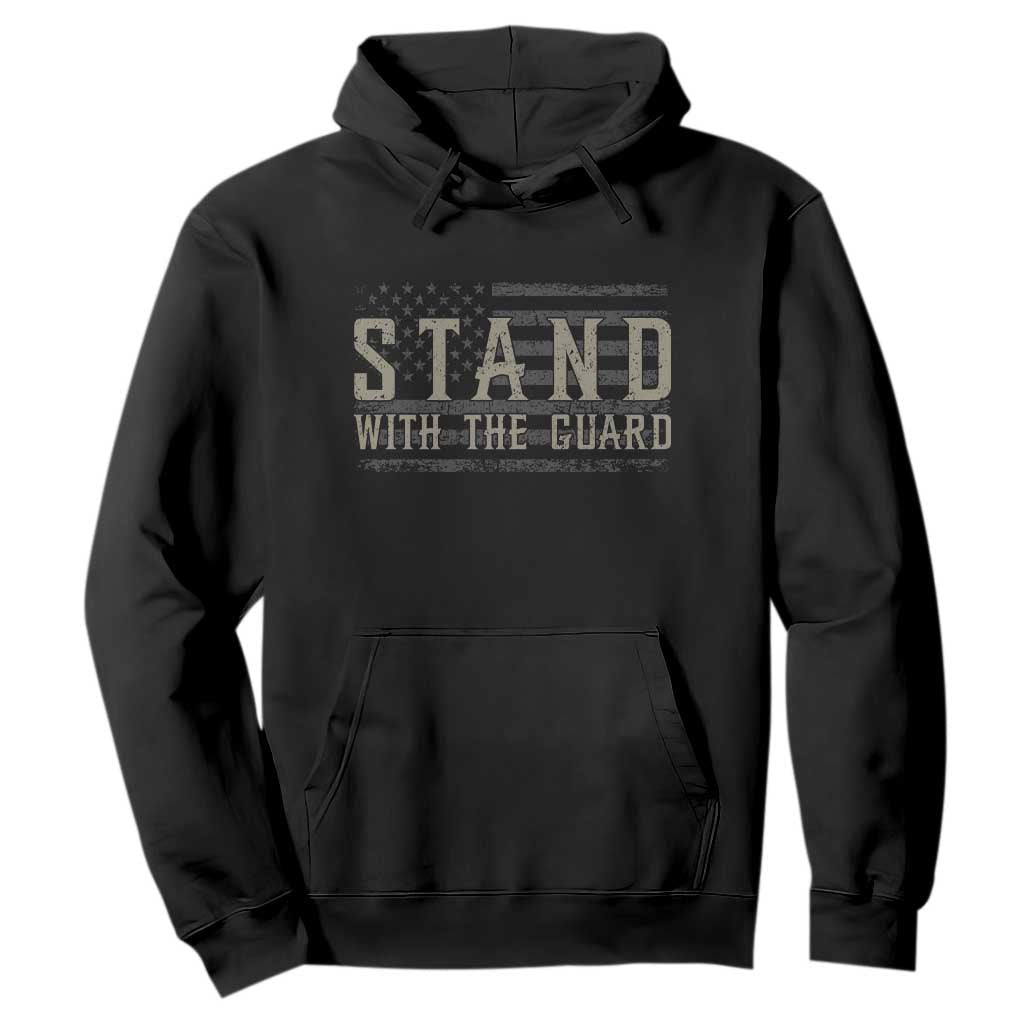 Stand With The Guard Hoodie DC Guardsmen TS14 Black Print Your Wear
