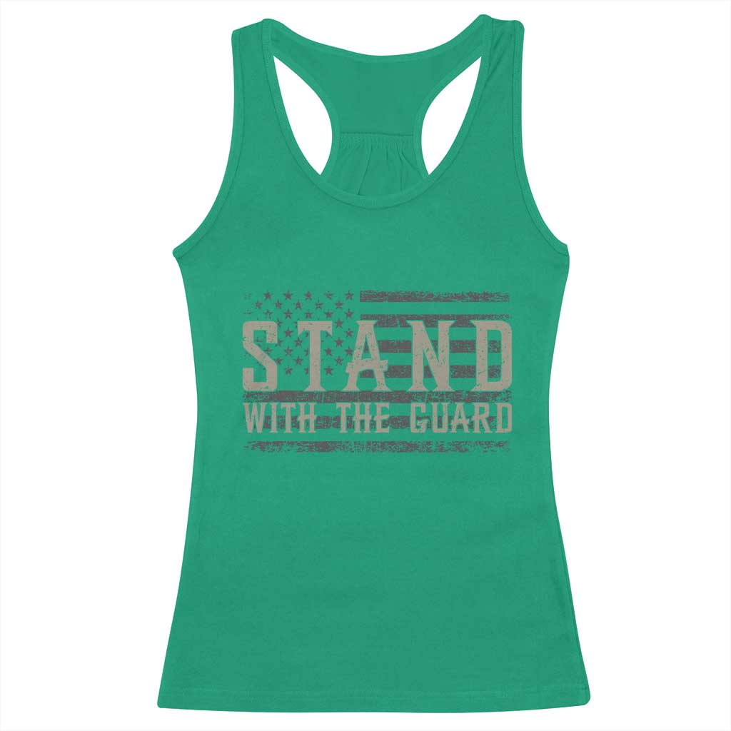 Stand With The Guard Racerback Tank Top DC Guardsmen TS14 Irish Green Print Your Wear