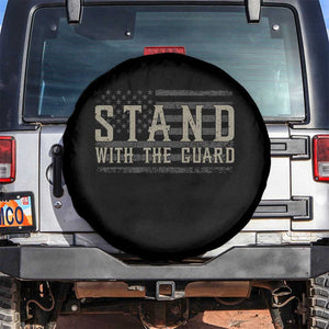 Stand With The Guard Spare Tire Cover DC Guardsmen TS14 No hole Black Print Your Wear
