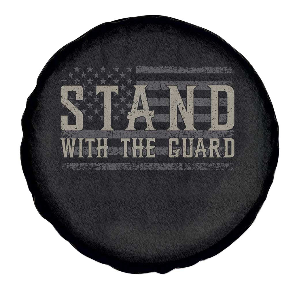Stand With The Guard Spare Tire Cover DC Guardsmen TS14 Print Your Wear