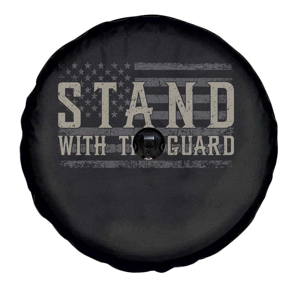 Stand With The Guard Spare Tire Cover DC Guardsmen TS14 Print Your Wear