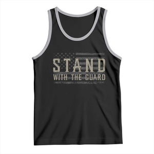 Stand With The Guard Tank Top DC Guardsmen TS14 Black Athletic Heather Print Your Wear