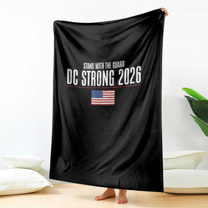 Stand With The Guard Throw Blanket DC Guardsmen 2026 TS14 Print Your Wear