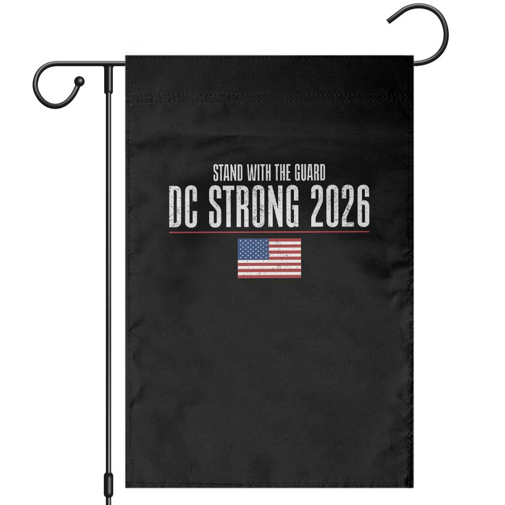 Stand With The Guard Garden Flag DC Guardsmen 2026 TS14 Black Print Your Wear