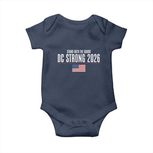 Stand With The Guard Baby Onesie DC Guardsmen 2026 TS14 Navy Print Your Wear