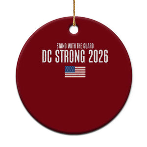 Stand With The Guard Ceramic Ornament DC Guardsmen 2026 TS14 1pc Red Print Your Wear