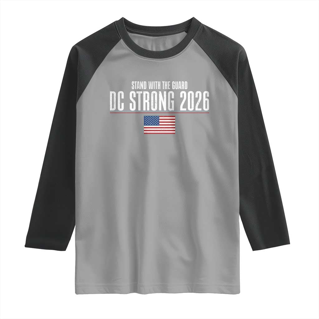 Stand With The Guard Raglan Shirt DC Guardsmen 2026 TS14 Sport Gray Black Print Your Wear