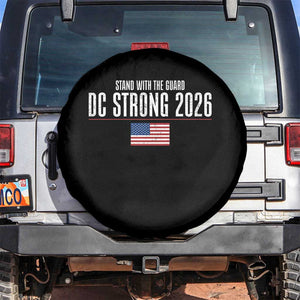 Stand With The Guard Spare Tire Cover DC Guardsmen 2026 TS14 No hole Black Print Your Wear