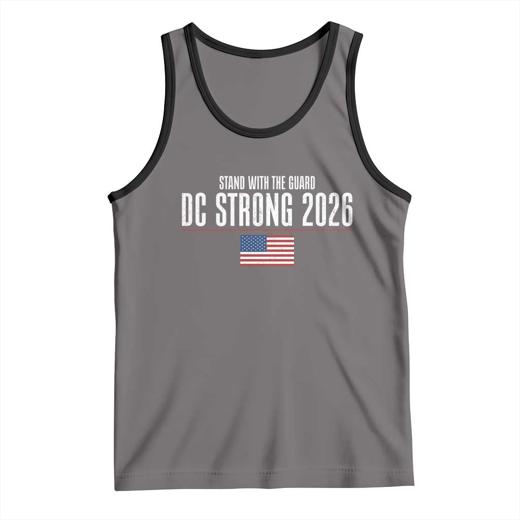 Stand With The Guard Tank Top DC Guardsmen 2026 TS14 Deep Heather Black Print Your Wear