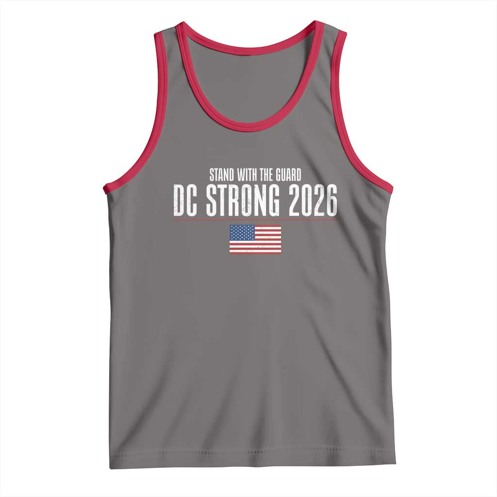 Stand With The Guard Tank Top DC Guardsmen 2026 TS14 Deep Heather Red Print Your Wear
