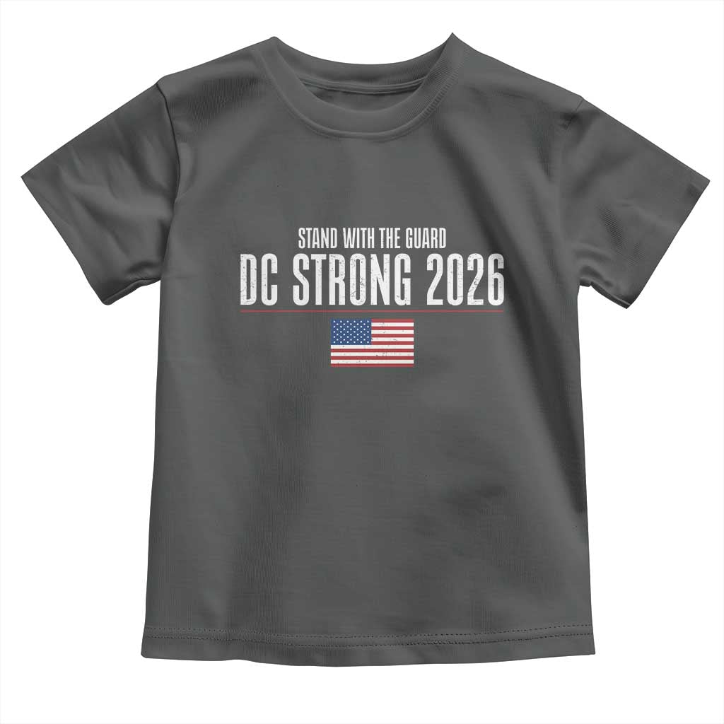 Stand With The Guard Toddler T Shirt DC Guardsmen 2026 TS14 Dark Heather Print Your Wear