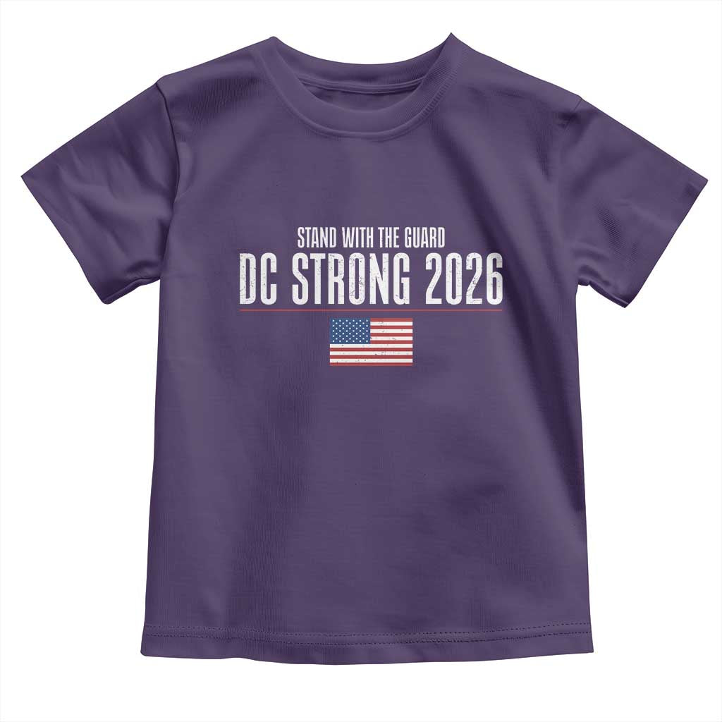 Stand With The Guard Toddler T Shirt DC Guardsmen 2026 TS14 Purple Print Your Wear