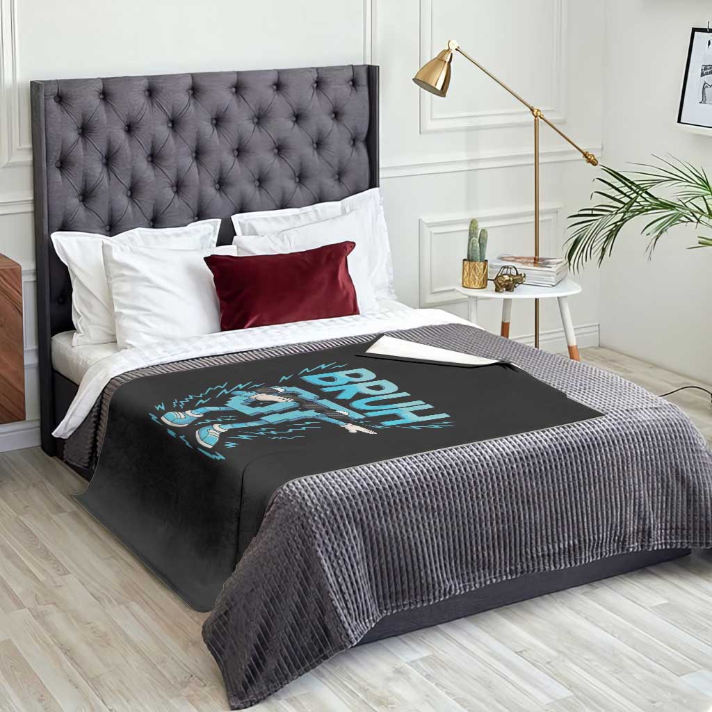 67 Bruh Meme Throw Blanket Funny Six Seven Italian Brainrot TS14 Print Your Wear