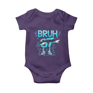 67 Bruh Meme Baby Onesie Funny Six Seven Italian Brainrot TS14 Purple Print Your Wear