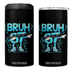 67 Bruh Meme 4 in 1 Can Cooler Tumbler Funny Six Seven Italian Brainrot TS14 One Size: 16 oz Black Print Your Wear