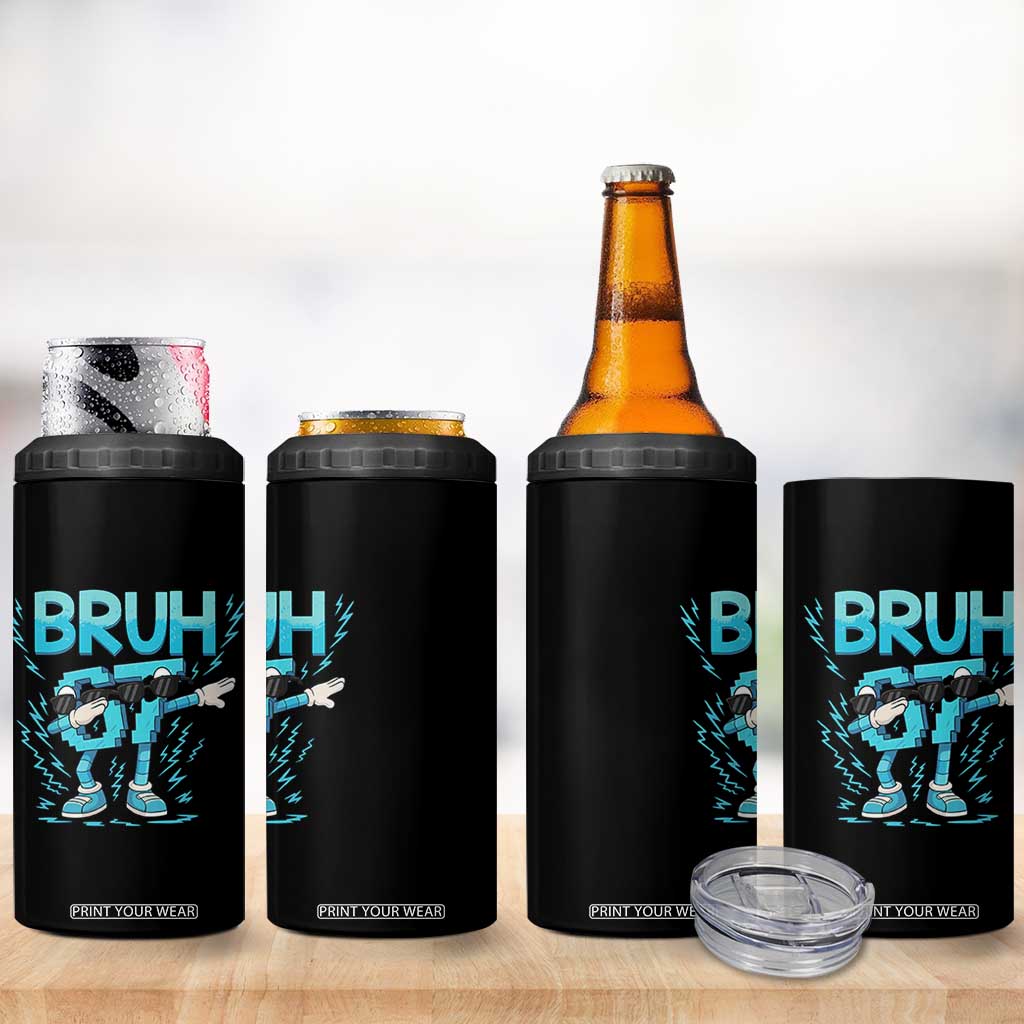 67 Bruh Meme 4 in 1 Can Cooler Tumbler Funny Six Seven Italian Brainrot TS14 Print Your Wear