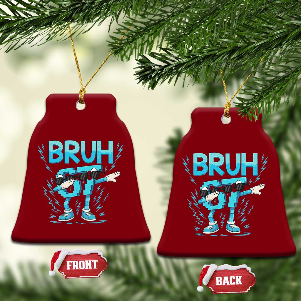 67 Bruh Meme Ceramic Ornament Funny Six Seven Italian Brainrot TS14 Print Your Wear