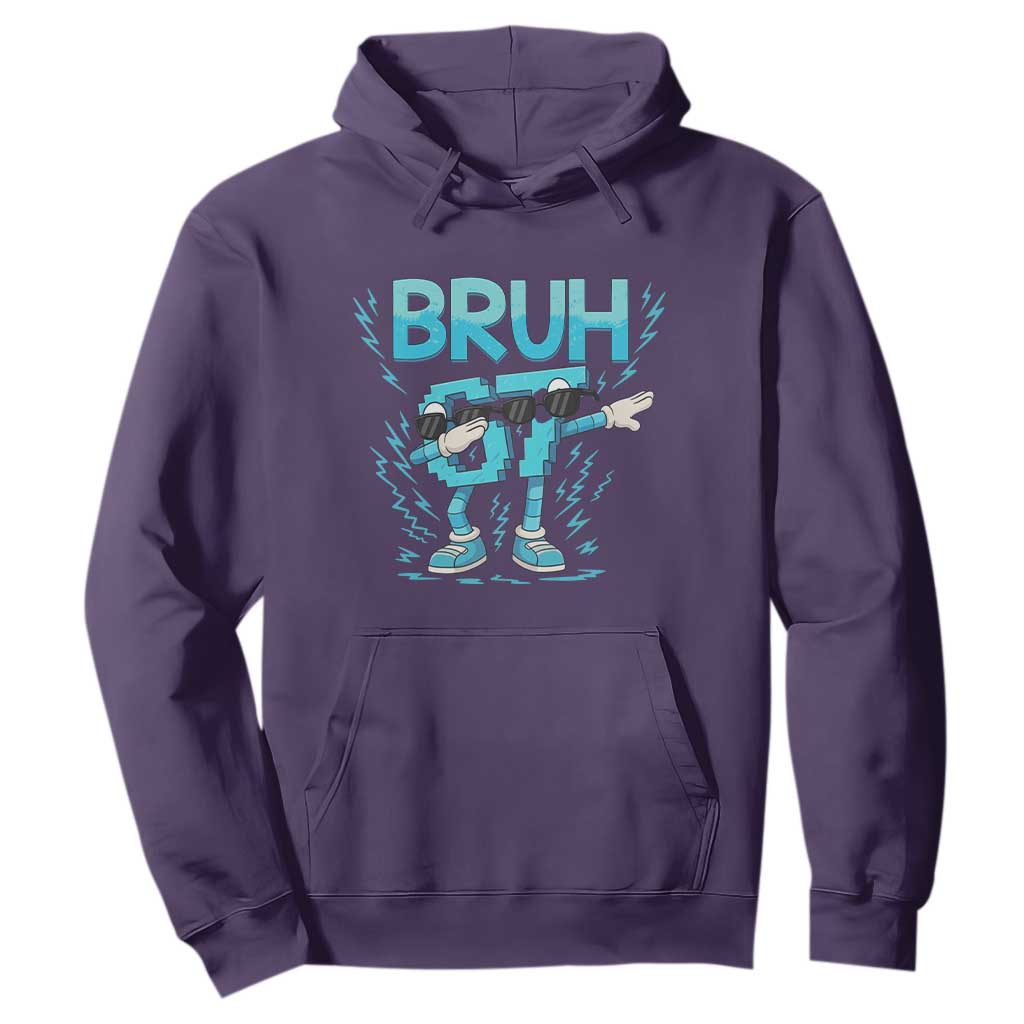 67 Bruh Meme Hoodie Funny Six Seven Italian Brainrot TS14 Purple Print Your Wear