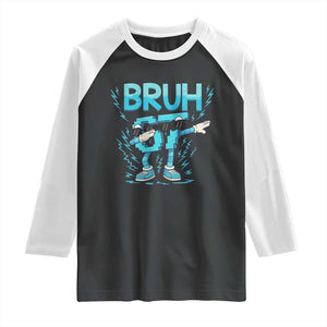 67 Bruh Meme Raglan Shirt Funny Six Seven Italian Brainrot TS14 Black White Print Your Wear