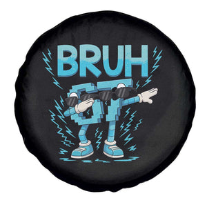 67 Bruh Meme Spare Tire Cover Funny Six Seven Italian Brainrot TS14 Print Your Wear