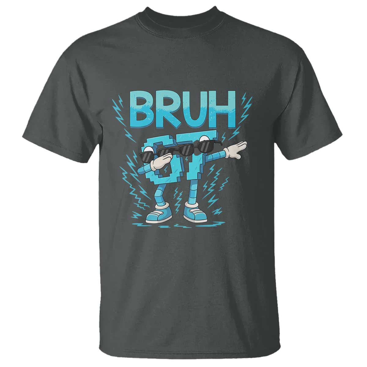 67 Bruh Meme T Shirt Funny Six Seven Italian Brainrot TS14 Dark Heather Print Your Wear
