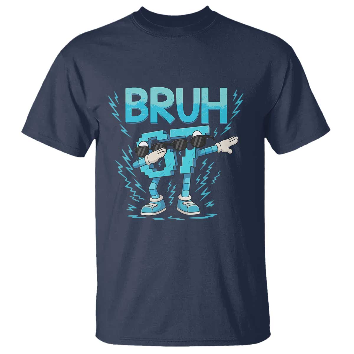 67 Bruh Meme T Shirt Funny Six Seven Italian Brainrot TS14 Navy Print Your Wear