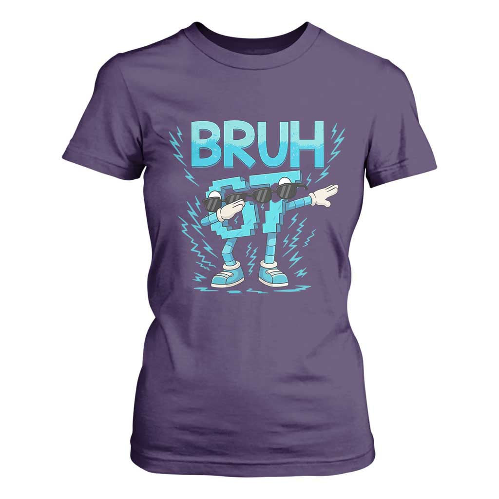 67 Bruh Meme T Shirt For Women Funny Six Seven Italian Brainrot TS14 Purple Print Your Wear