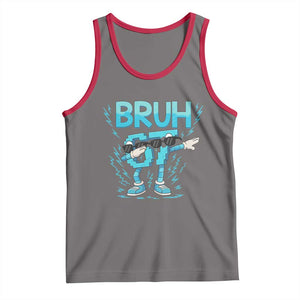 67 Bruh Meme Tank Top Funny Six Seven Italian Brainrot TS14 Deep Heather Red Print Your Wear