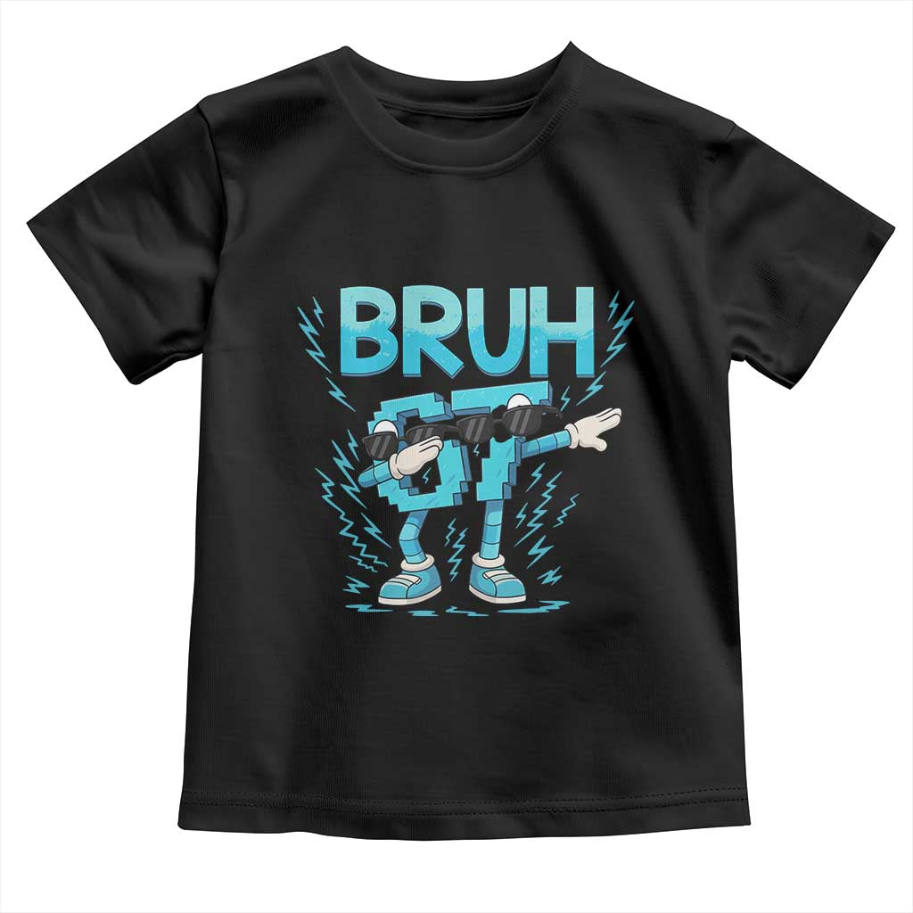 67 Bruh Meme Toddler T Shirt Funny Six Seven Italian Brainrot TS14 Black Print Your Wear